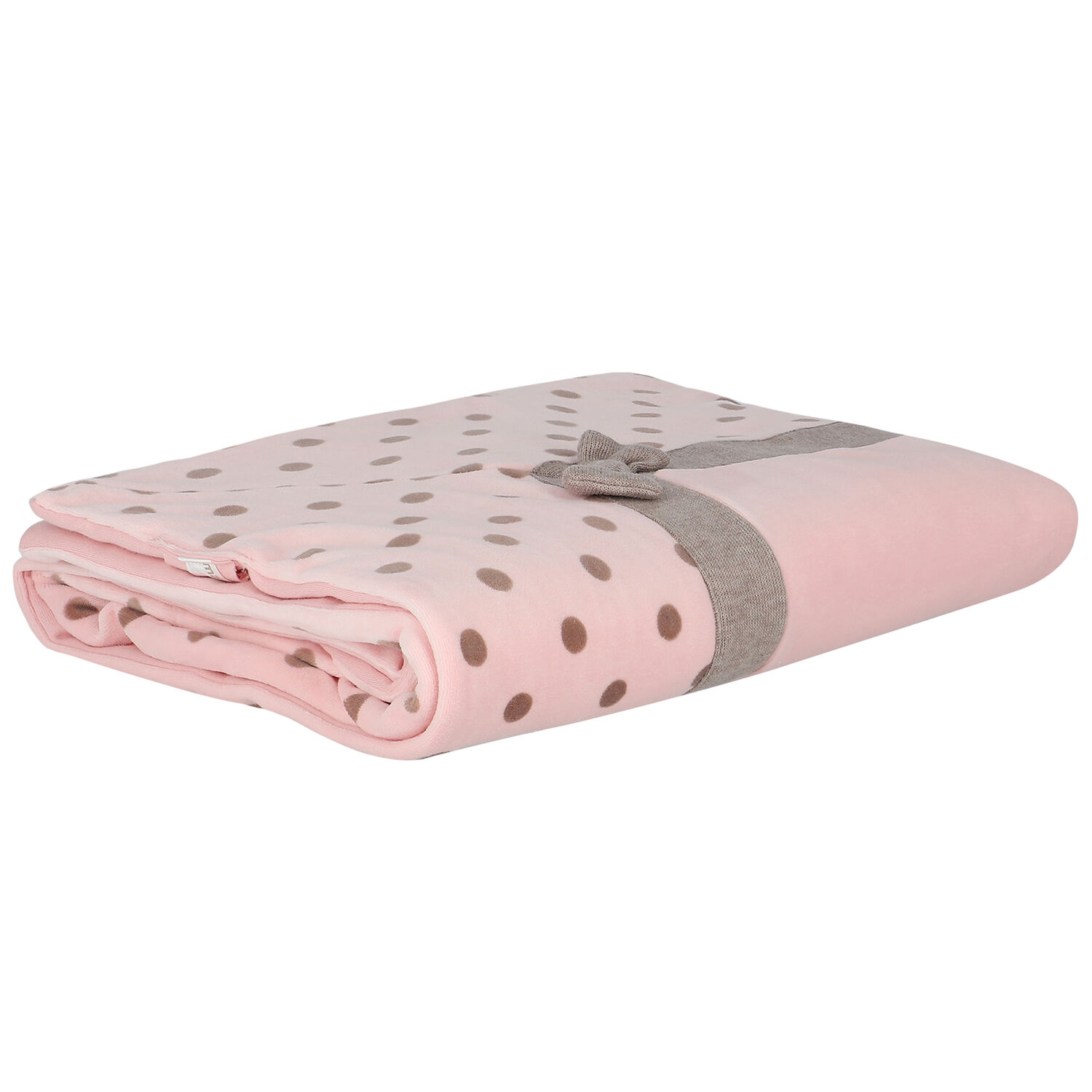 بطانية للبنات بطبعة دب ونجمة باللون الوردي, 1, hi-res